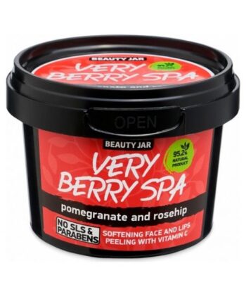 Peeling Προσώπου & Χειλιών Με Βιταμίνη C “Very Berry Spa”, Beauty Jar