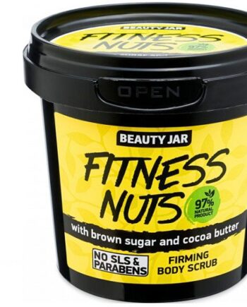 Συσφικτικό scrub σώματος “Fitness Nuts”, Beauty Jar