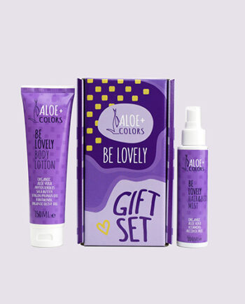 Σετ Δώρου Be Lovely Aloe+Colors περιλαμβάνει ένα body lotion και ένα body mist. Be Lovely Gift Set Aloe+ Colors
